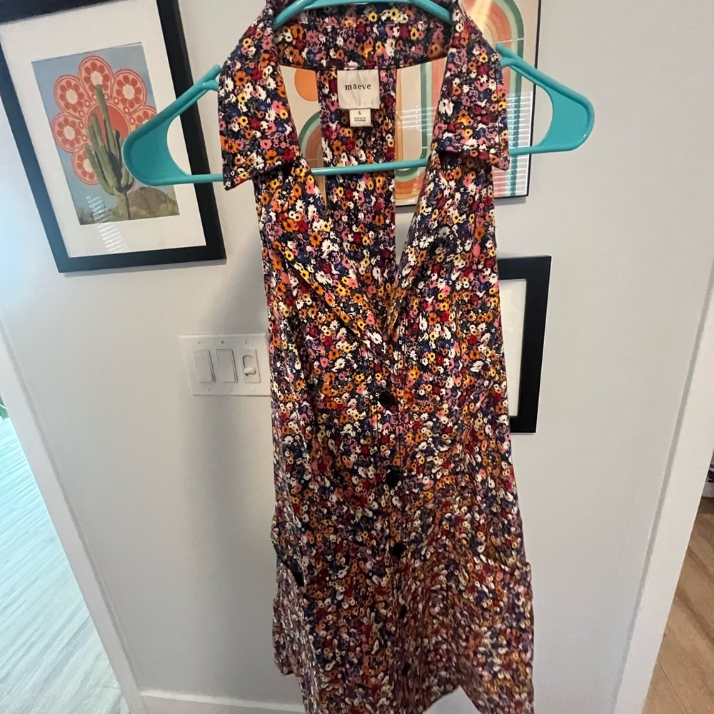 Maeve Floral Sleeveless Dress - Multicolor